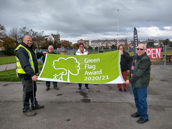 Green flag award for Regent Park, Morecambe